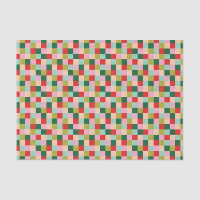 Merry & Bright Colour Blocks Tissue Paper (Front)