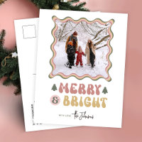 Merry & Bright Colourful 80s Retro Photo Christmas