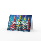 Merry & Bright Colourful Christmas Trees