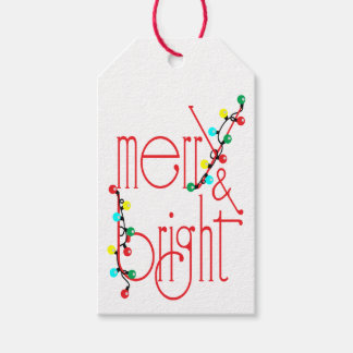 Merry & Bright Gift Tag