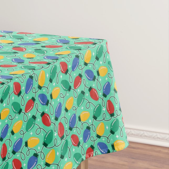 Merry & Bright Lights Tablecloth (In Situ)
