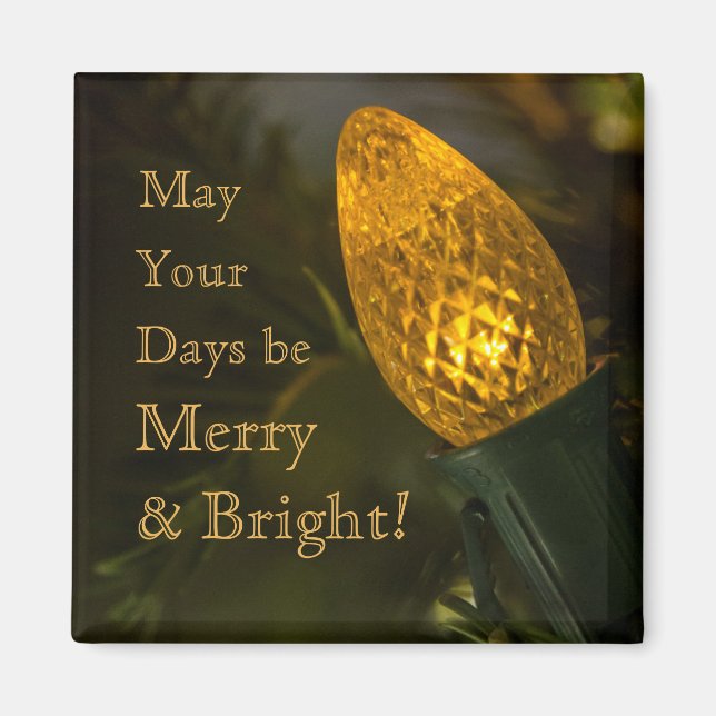 Merry & Bright Magnet (Front)
