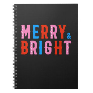 Merry & Bright, Merry Christmas Notebook