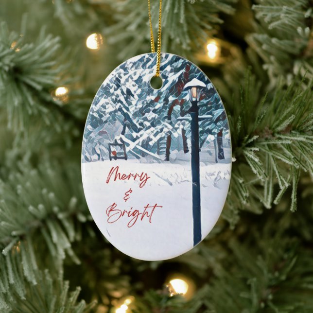 Merry & Bright Ornament (Tree)