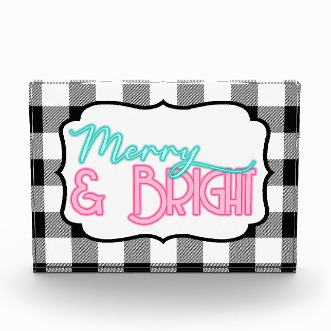 Merry & Bright Photo Block (Front)