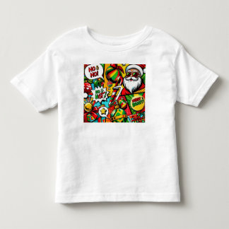 Merry & Bright Pop Art – Bold Christmas T-Shirt
