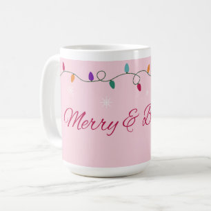 Merry & Bright   Stylish  Coffee Mug