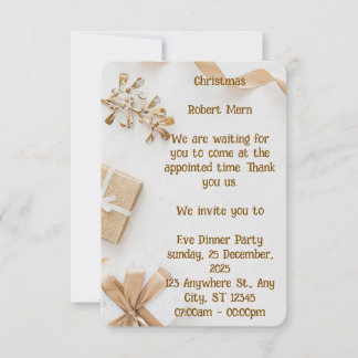 Merry & Bright, Together Tonight Invitation