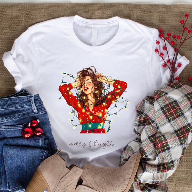 Merry & Bright Tshirt (Creator Uploaded)