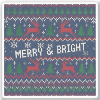 Merry & Bright Ugly Christmas Sweater