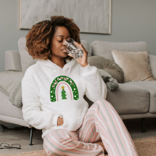 Merry & Bright Y'all Christmas Rainbow Hoodie