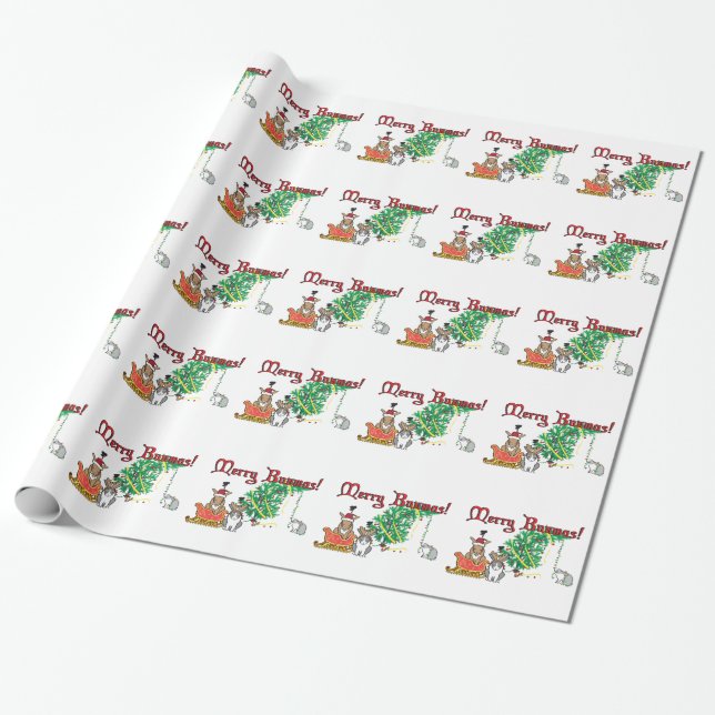 MERRY BUNMAS! WRAPPING PAPER (Unrolled)