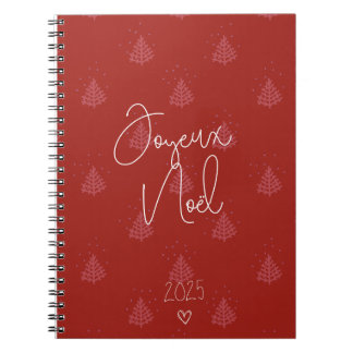 Merry Burgundy Christmas 2025 Notebook