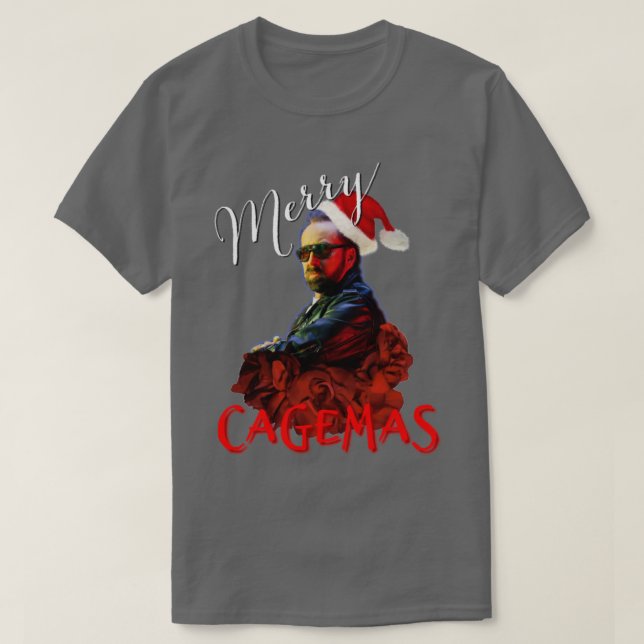 Merry Cagemas T-Shirt (Design Front)