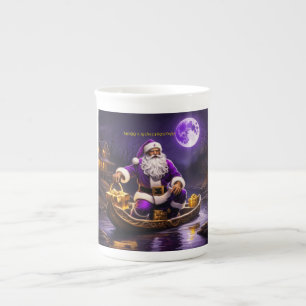 Merry Cajun Christmas Bone China Mug