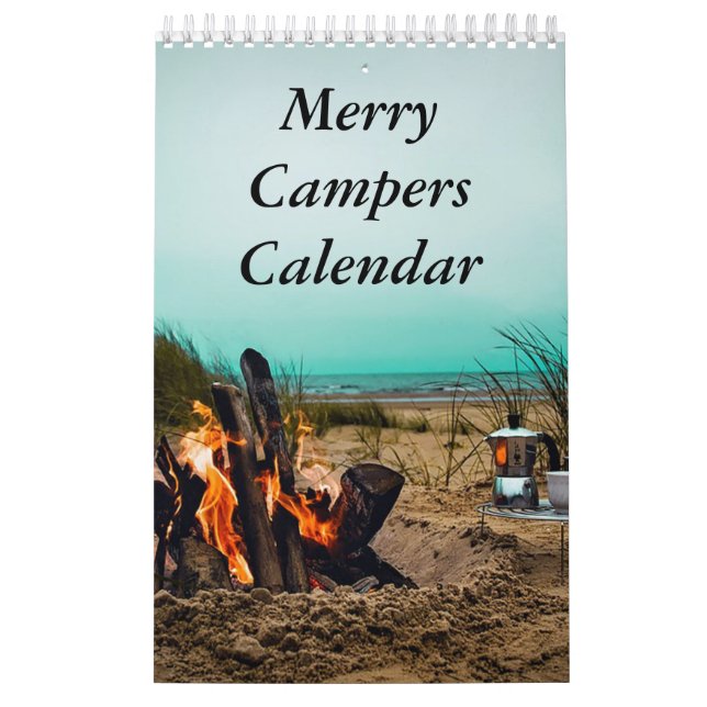 Merry Campers Camping Photos Calendar (Cover)