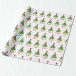 Merry Canadian Flag Maple Leaf Christmas Tree Wrapping Paper<br><div class="desc">This Wrapping Paper features a Christmas tree and decorations assembled from Canadian symbol - Maple Leaves. This Wrapping Paper design is made in traditional Christmas colors: green and red. Ideal for wrapping gifts for your family and friends in style. Merry Christmas and season greeting from Canada!</div>