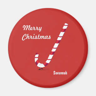 Merry Candy Cane   Magnet