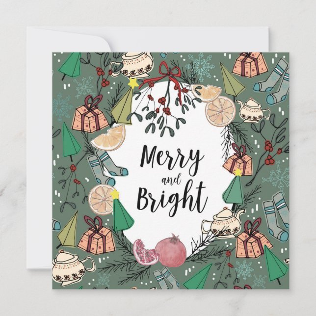 Merry card (Front)
