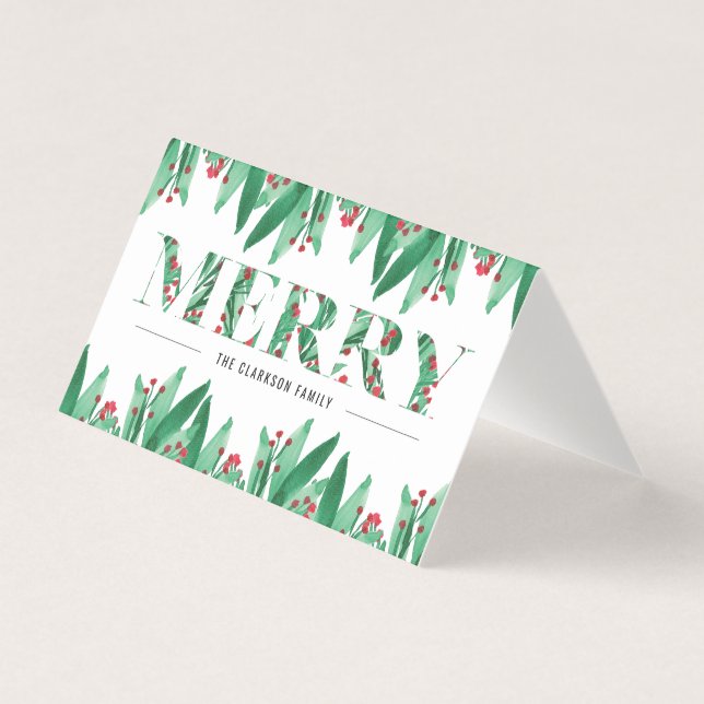 MERRY Carte pliée (Front)