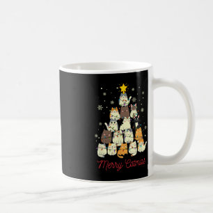 Merry Catmas Cat Christmas Tree Cat Lover Coffee Mug