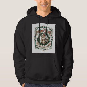 Merry Catmas Cat Christmas Vintage Vector Art Shir Hoodie