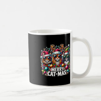 Merry Catmas Cat-mas Crew Christmas Fun Cats Coffee Mug