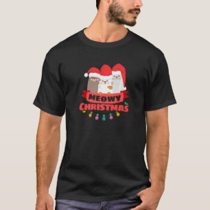 Merry Catmas Christmas Cats Xmas Holiday T-Shirt