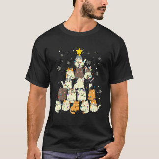 Merry Catmas Christmas Gifts For Cat Lovers Men Wo T-Shirt