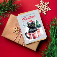 Merry catmas Christmas greetings for cat people Po
