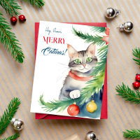 Merry catmas Christmas greetings for cat people