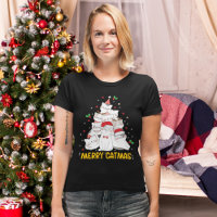 Merry Catmas Funny Cats Christmas Tree