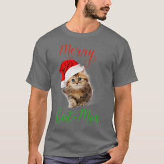 Merry Catmas Funny Christmas Holiday  Cat Kitten  T-Shirt
