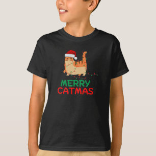 Merry Catmas Noël Funny T-shirt