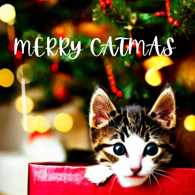 Merry Catmas Purrfect Christmas Card (Creator Uploaded)