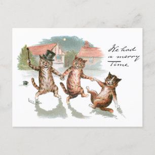 Merry Cats by Louis Wain Postcard