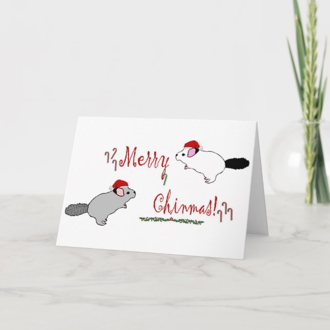 Merry Chinmas  Holiday Card (Front)