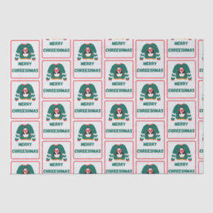 Merry Chreeshmas Penguin Sweater Tissue Paper