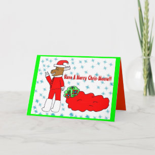 Merry Chris-Moose Greeting Card