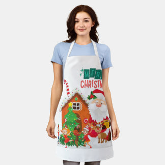 Merry Chrismas Apron