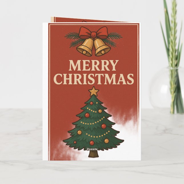 MERRY CHRISMAS CARTE D'INVITATION (Dos)
