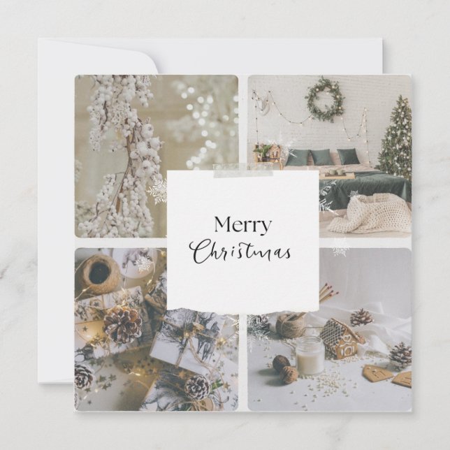 merry chrismas holiday card (Front)