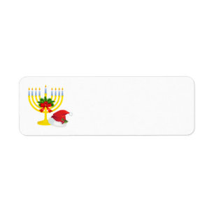 Merry Chrismukkah Address Labels