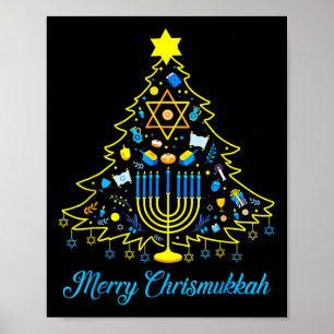 Merry Chrismukkah Happy Chrismukkah Happy Christma Poster