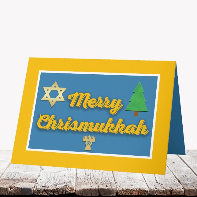 Merry Chrismukkah Interfaith Greeting Card (Creator Uploaded)