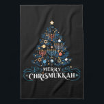 Merry Chrismukkah Jewish Holiday Hanukkah Kitchen Towel<br><div class="desc">Merry Chrismukkah Jewish Holiday Hanukkah Religious</div>