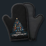 Merry Chrismukkah Jewish Holiday Hanukkah Oven Mitt<br><div class="desc">Merry Chrismukkah Jewish Holiday Hanukkah Religious</div>