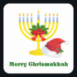 Merry Chrismukkah Stickers<br><div class="desc">merry chrismukkah stickers</div>