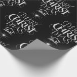 Merry Christ Mas Christian Christmas Chalkboard Wrapping Paper<br><div class="desc">We say 'Merry Christmas' but often we forget the origin of the words. This original hand lettering uses its unique design to tell the story simply and elegantly in the fashionable and fun chalkboard look. Show your CHRISTmas spirit. Find this piece of designed lettering on other products - just check...</div>