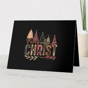 Merry Christ Mas Christmas Christian Faith Jesus C Card